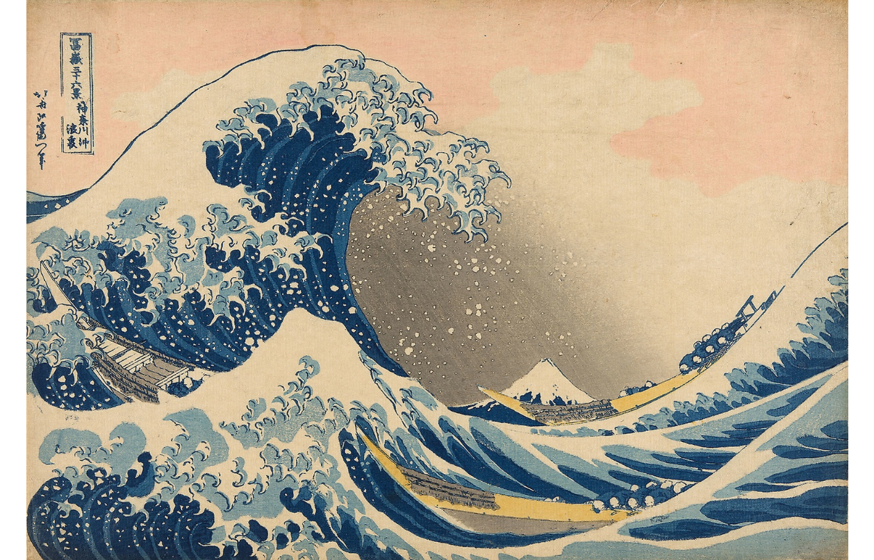 THE GREAT WAVE OFF KANAGAWA (Katsushika Hokusai)