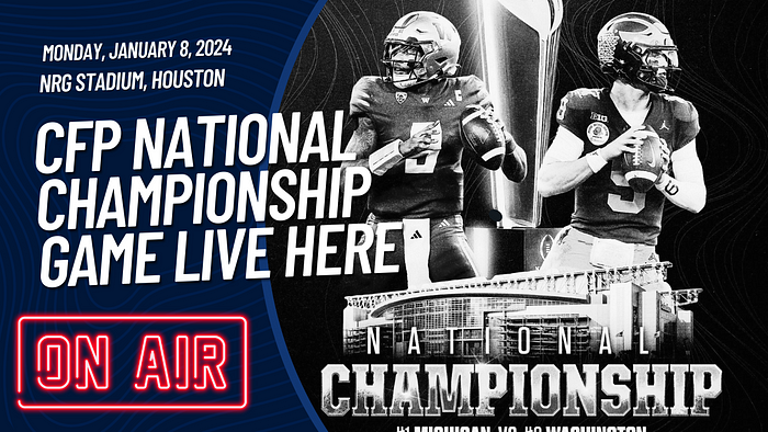 Official CFP National Championship Michigan vs Washington Live