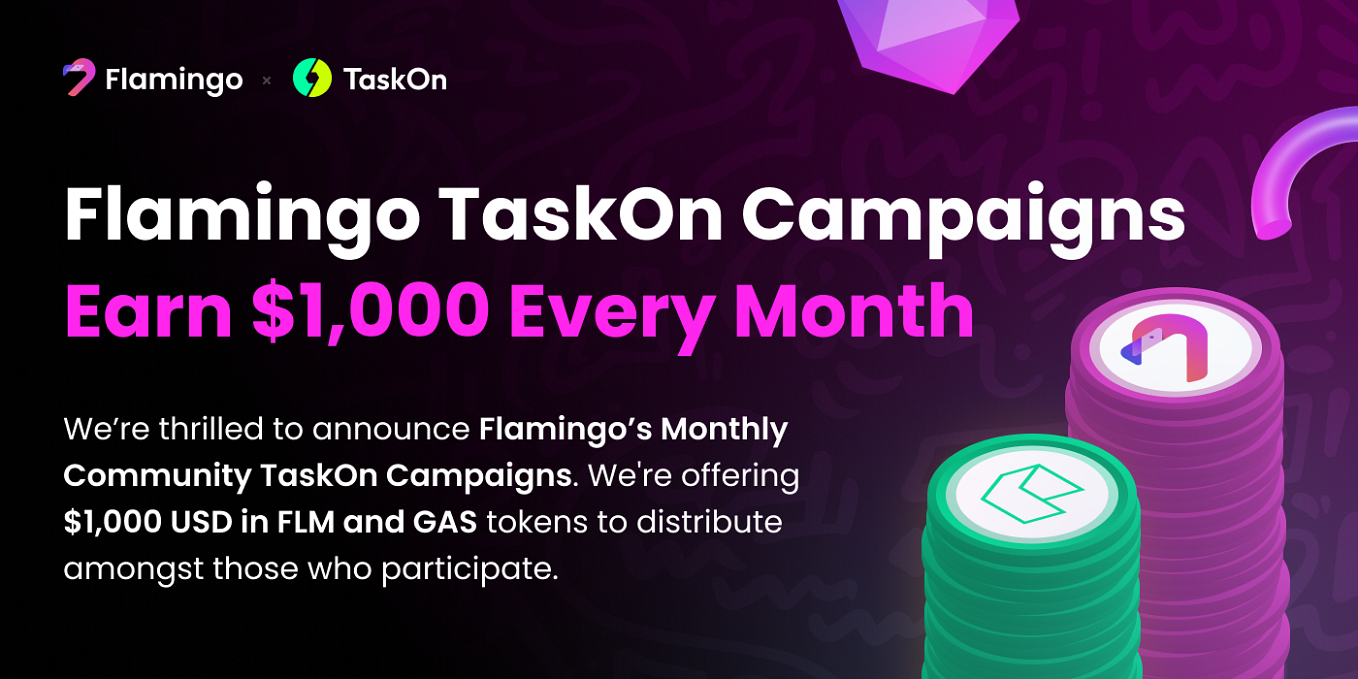 Earn 1,000 Every Month in Flamingo’s Monthly Community Zealy Campaigns