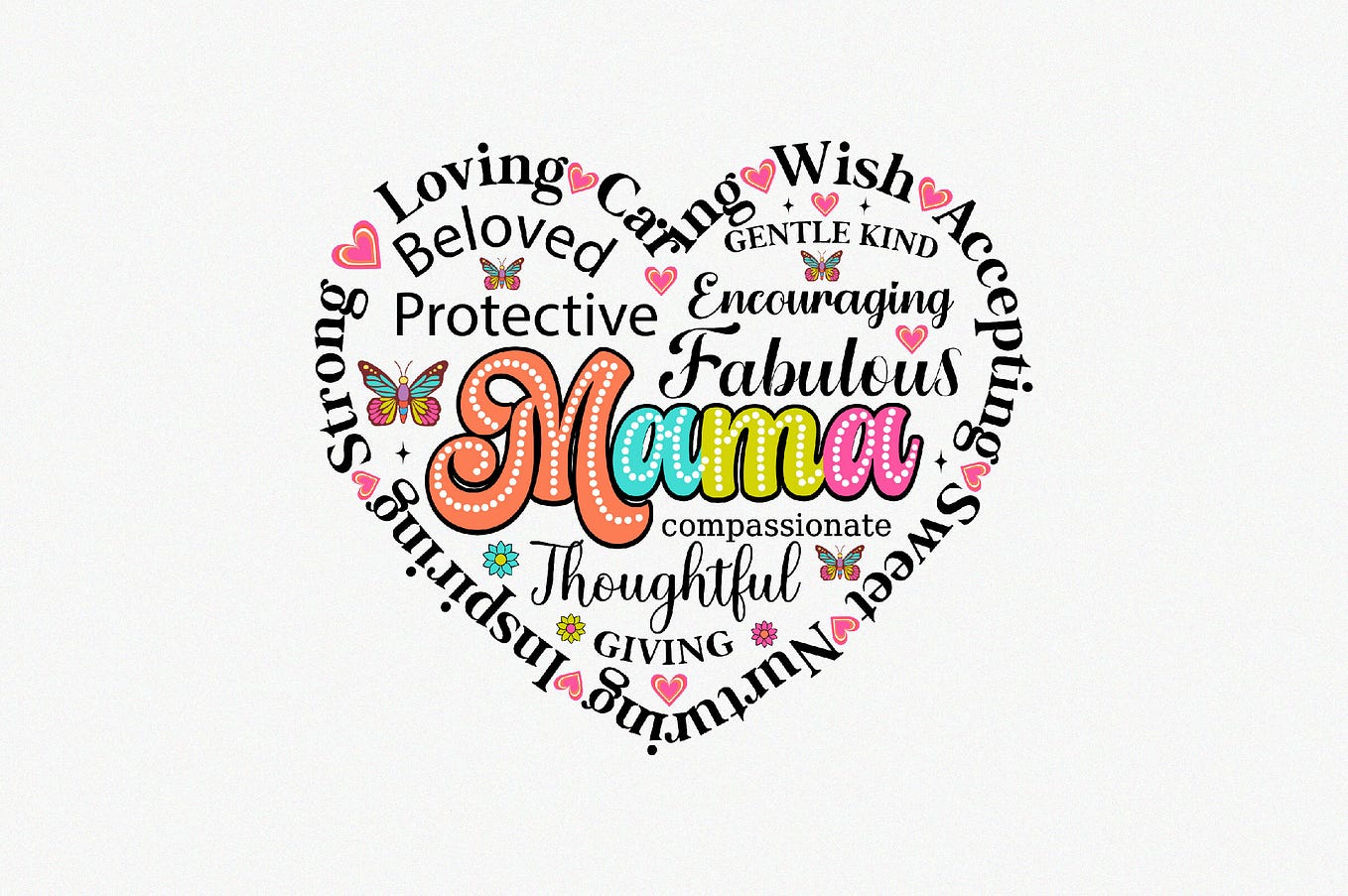 Retro Madre PNG-svg , She is Mom Png-svg Graphic Crafts By vector_art 1