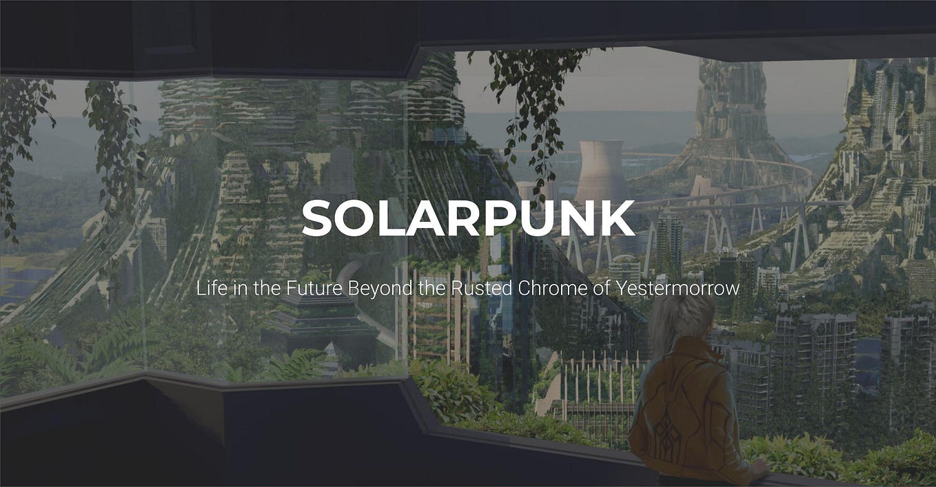 solarpunks art featured at ecothèque — SOLARPUNKS
