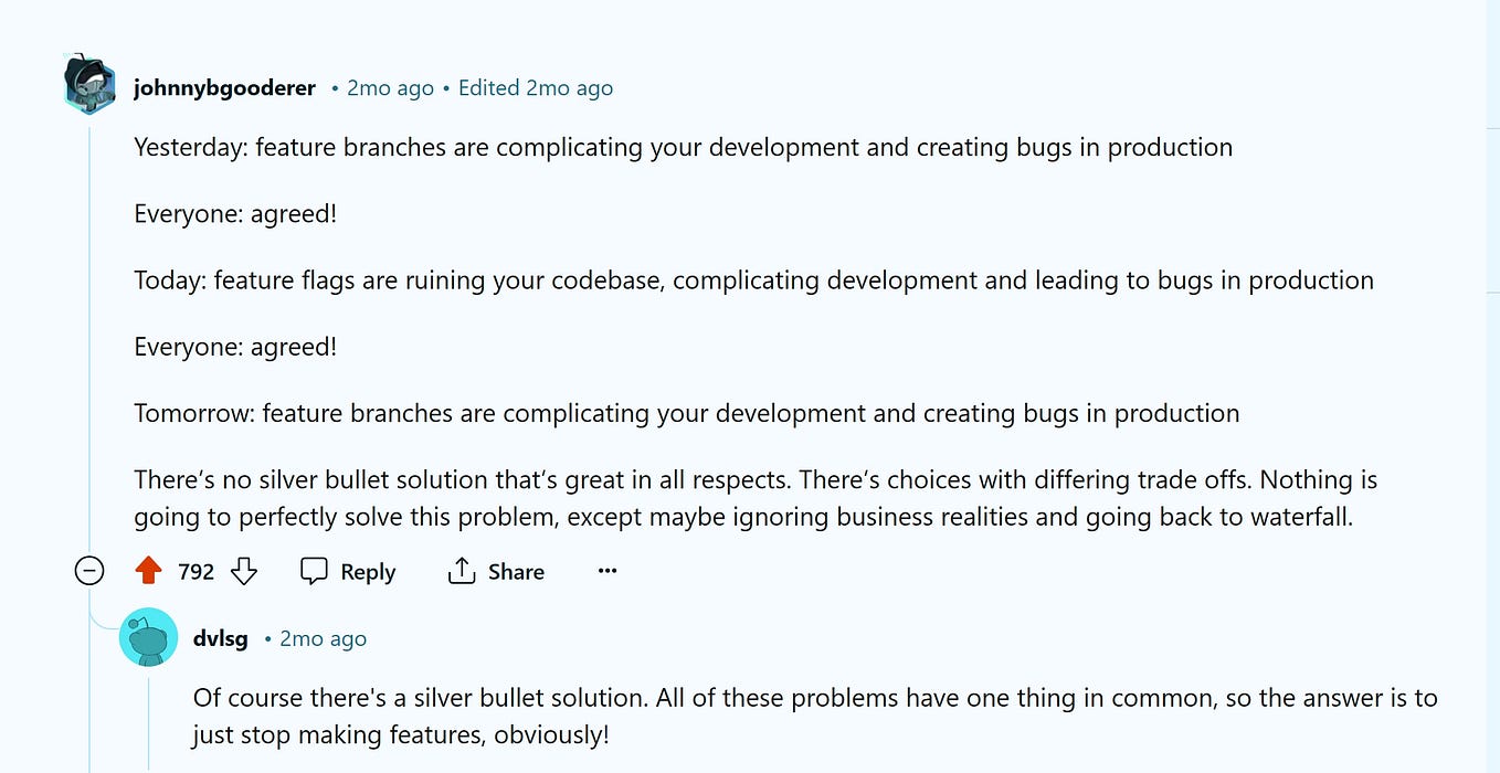 Feature flags bad practices by Tomek Nieżurawski Nothing Ventured