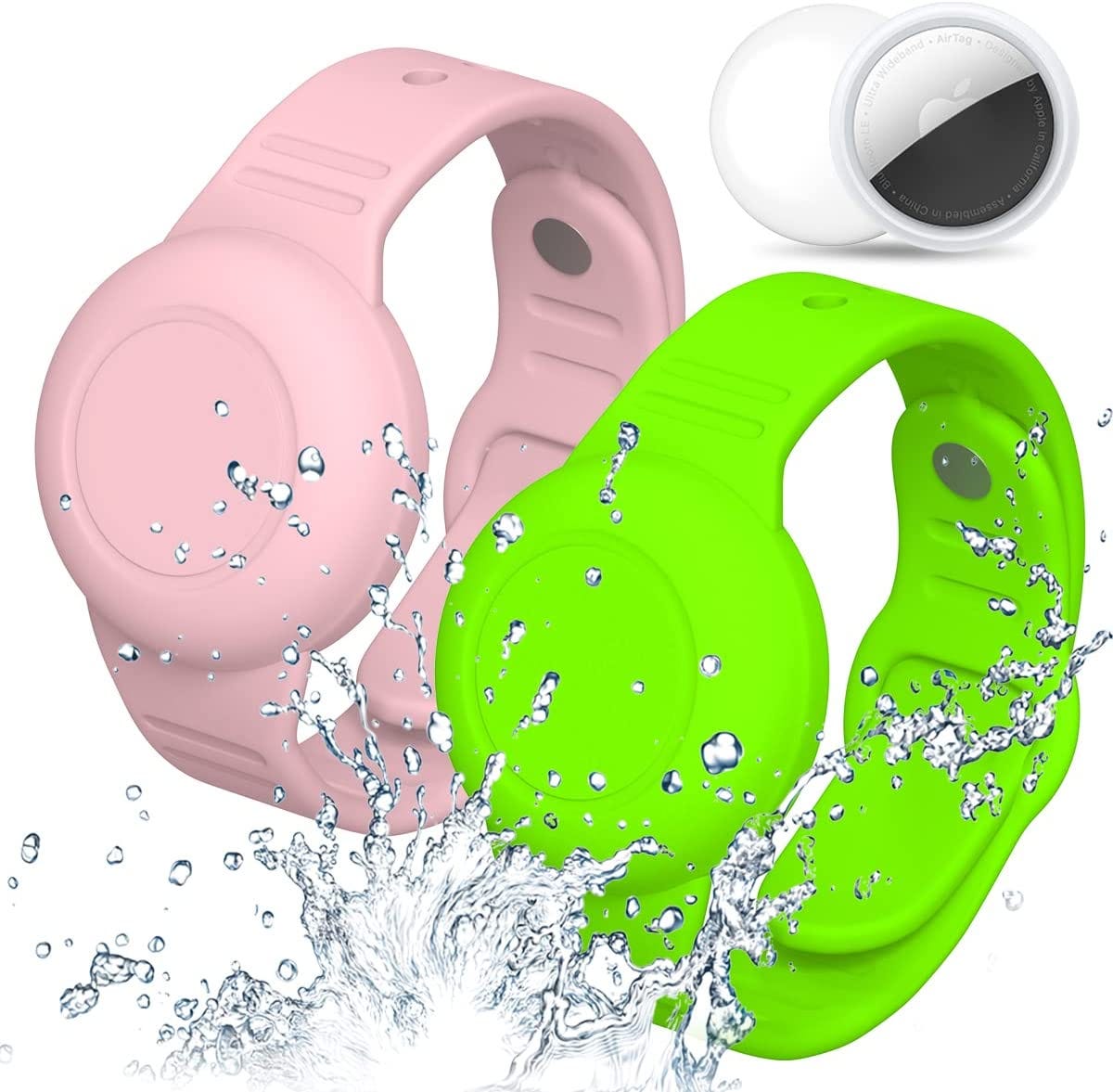 Airtag Wristband For Kids 2 Pack Soft Silicone Waterproof Airtag airtag-wristband-for-kids-2-pack-soft-silicone-waterproof-airtag