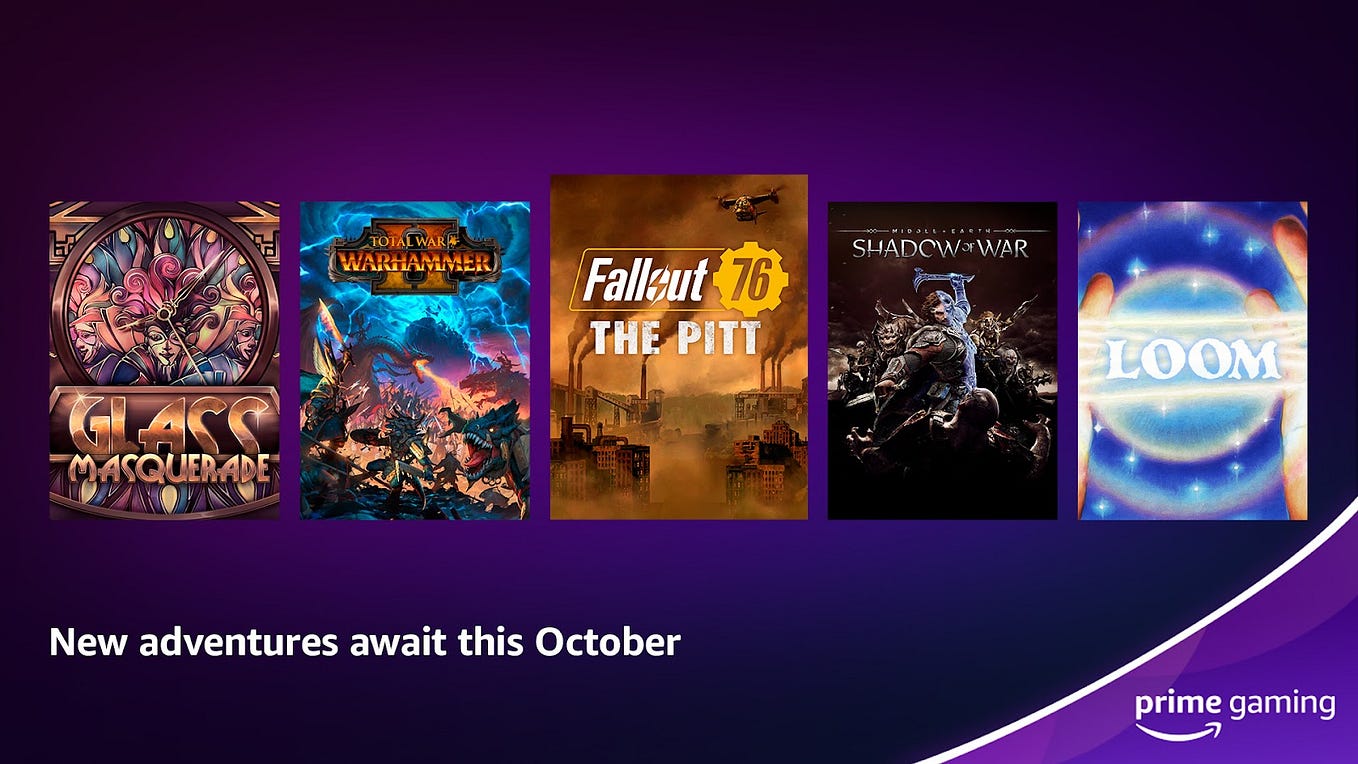 Here's  Prime Gaming's September line-up