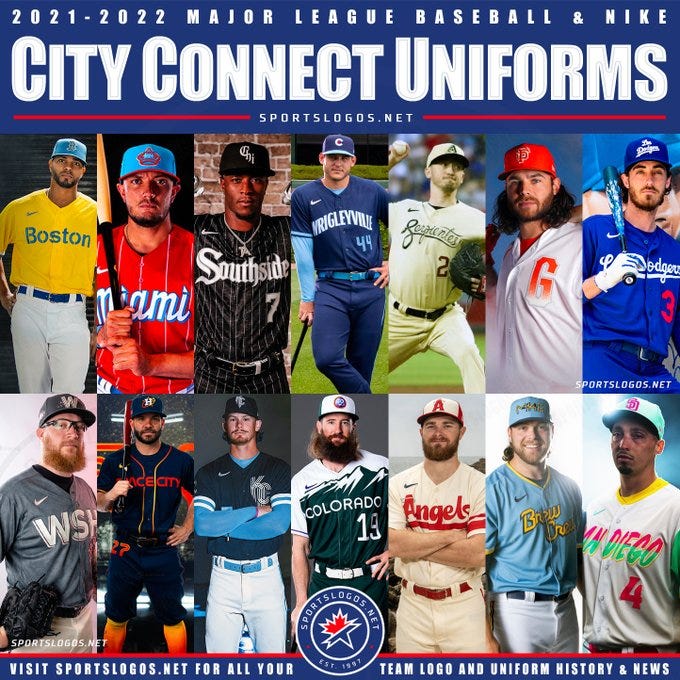 Ranking EVERY MLB City Connect Uniform | by Nathan Anderson | Medium