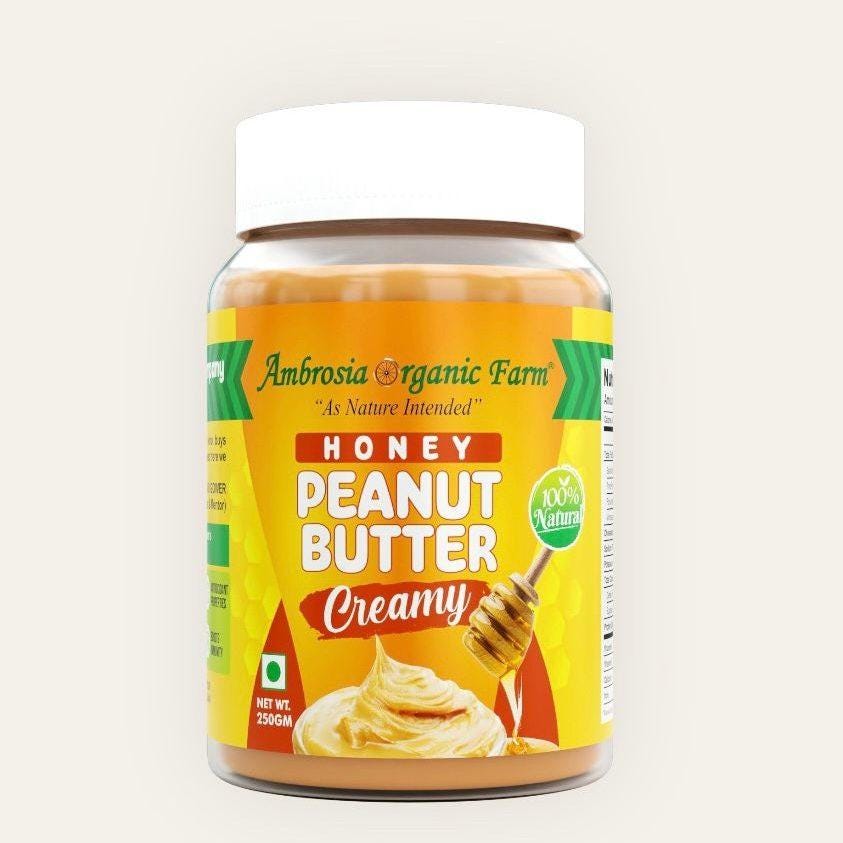 Organic Homemade Honey Peanut Butter Creamy Peanut Butter Crunchy