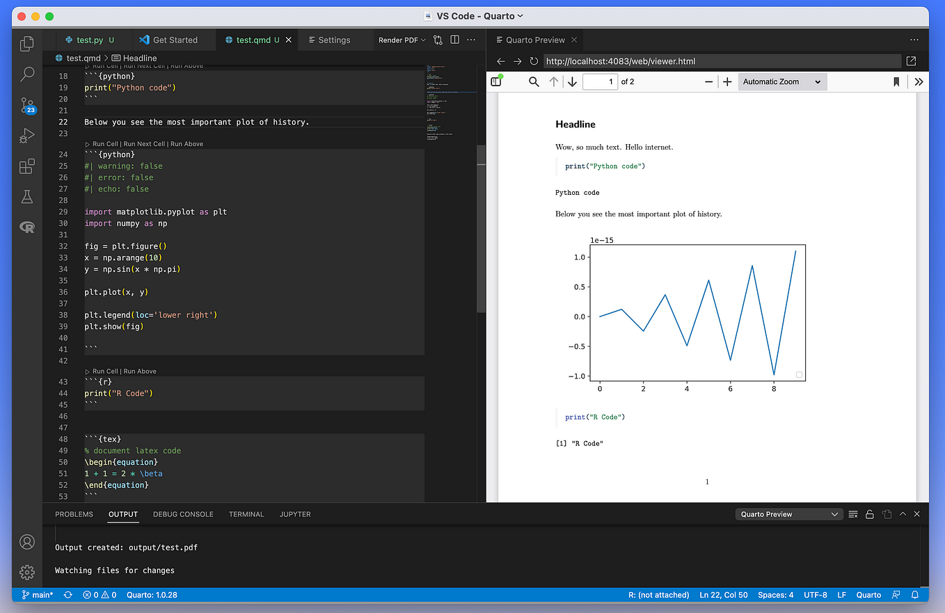 🪴 Heads up! Quarto is here to stay. Immediately combine R & Python in ...