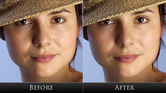 How to retouch and airbrush skin effetely in Photoshop