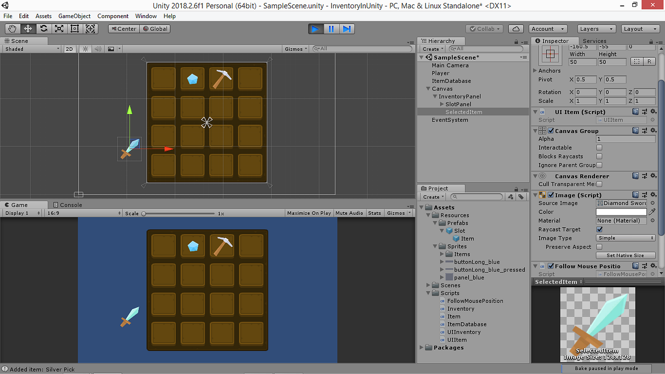 Create an Unity inventory: Part 1: Basic data model | by Yone Moreno ...