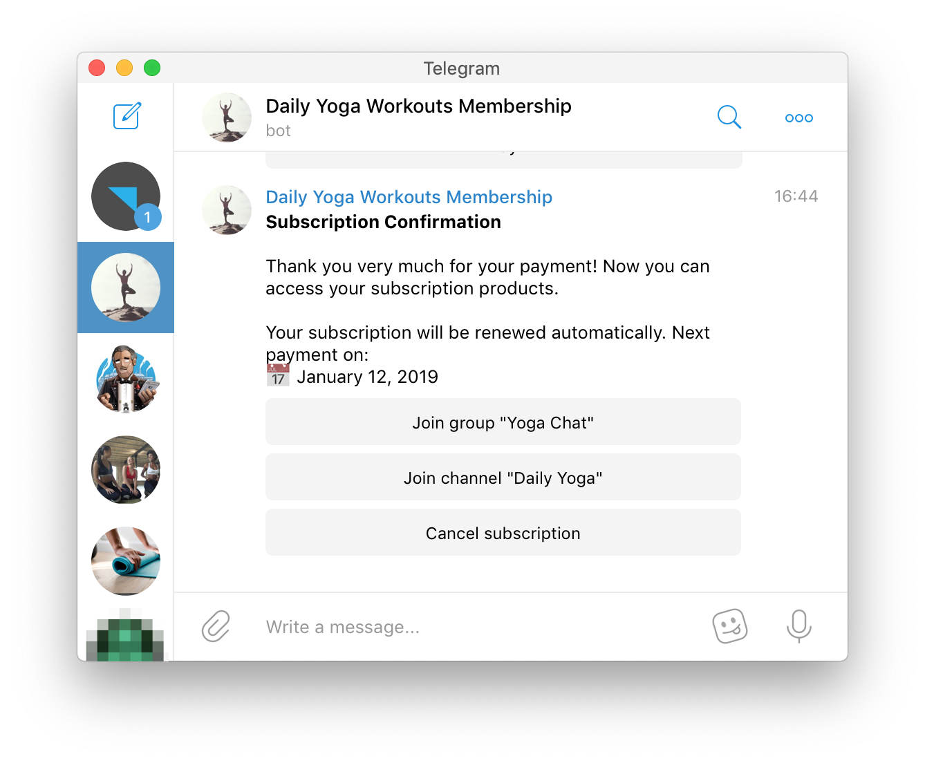 Telegram: Join Group Chat