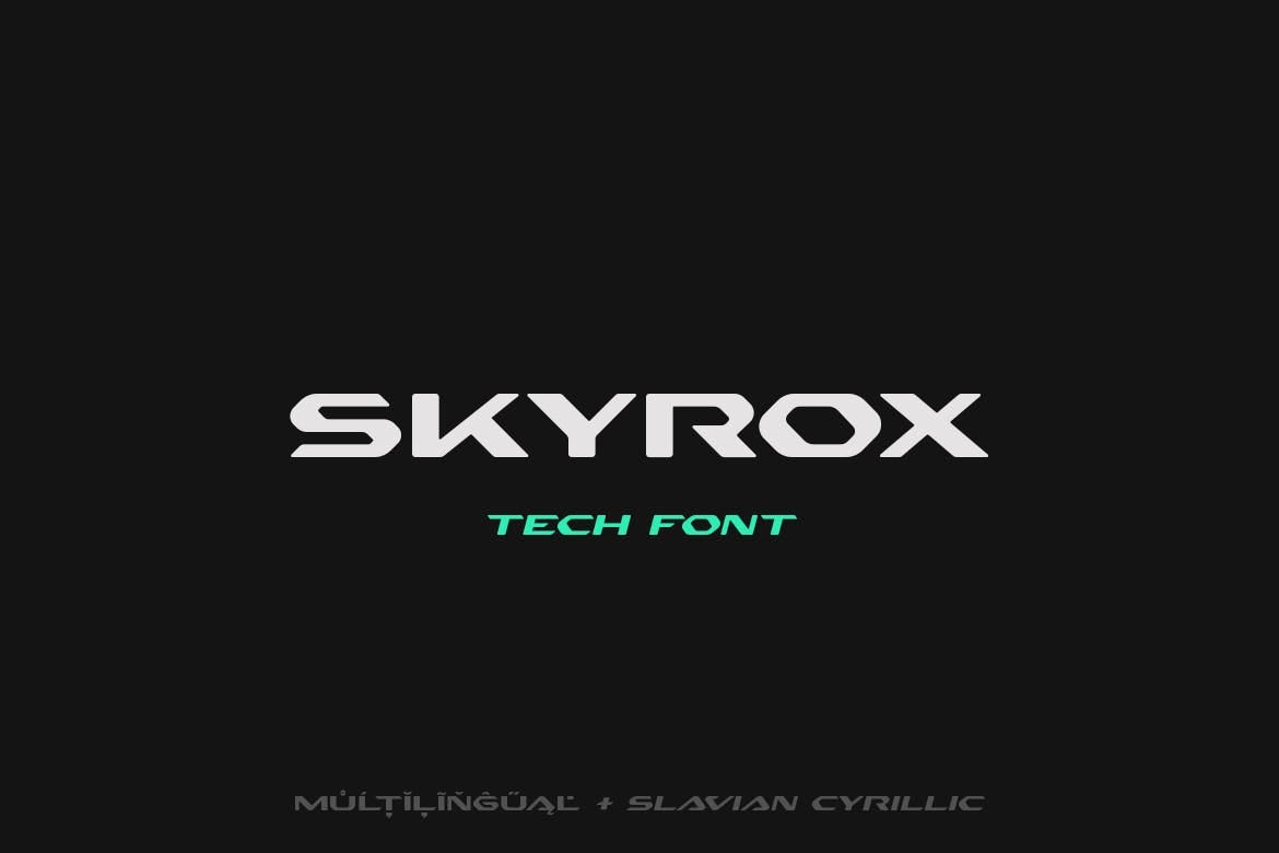Skyrox Font Cover Image 1