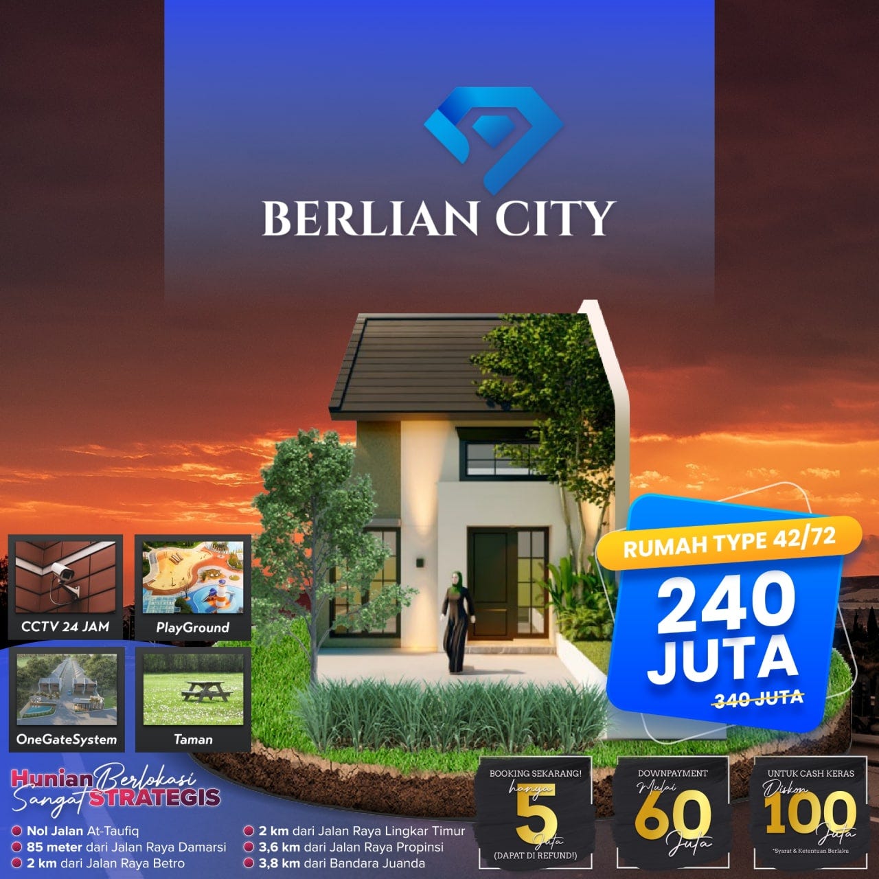 Perumahan Sidoarjo Dekat Surabaya WA 0821 2810 0990 Berlian City By perumahan-sidoarjo-dekat-surabaya-wa-0821-2810-0990-berlian-city-by