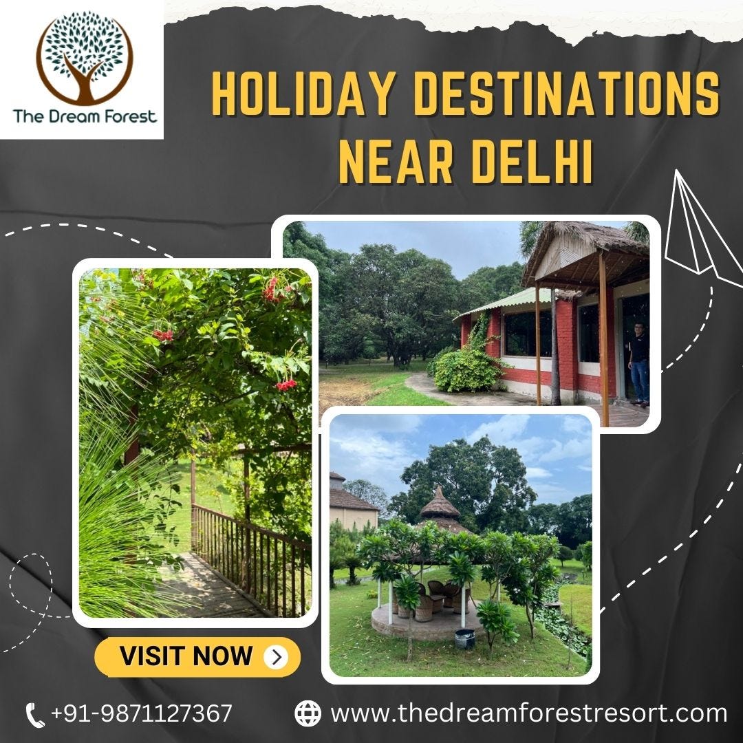 Best Holiday Destinations near Delhi - The Dream Forest Resort - Medium