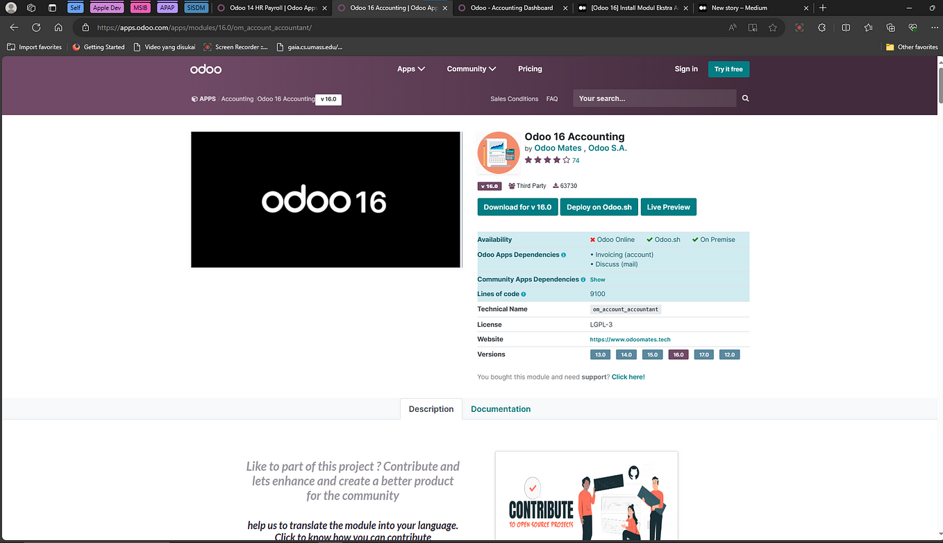 [Odoo 16] Install Modul Extra HRD Melalui SOL | By Rangga Yudhistira ...