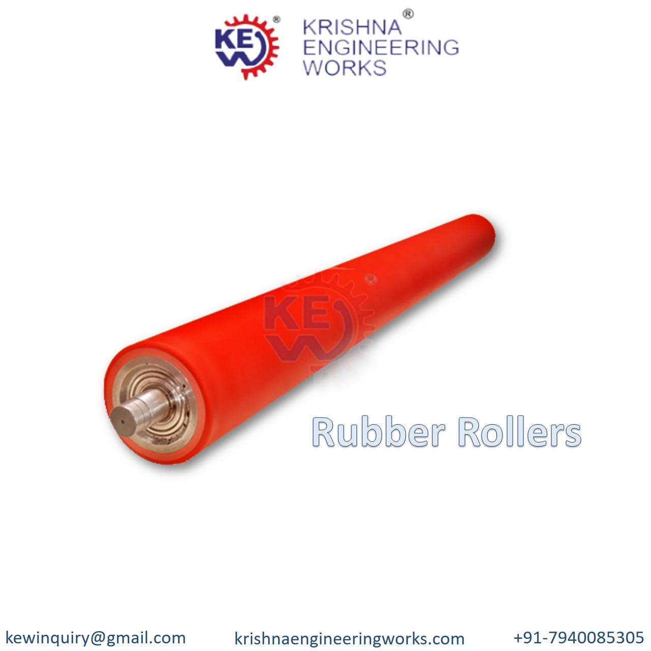 Rubber Rollers, Industrial Rubber Rolls, Rubber Roller Covering by