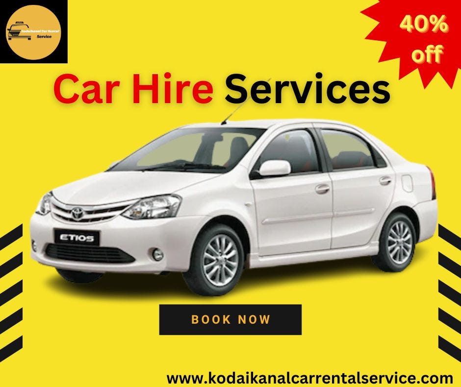 Local Cab Service in Kodaikanal Kodaikanal Car Rental Service