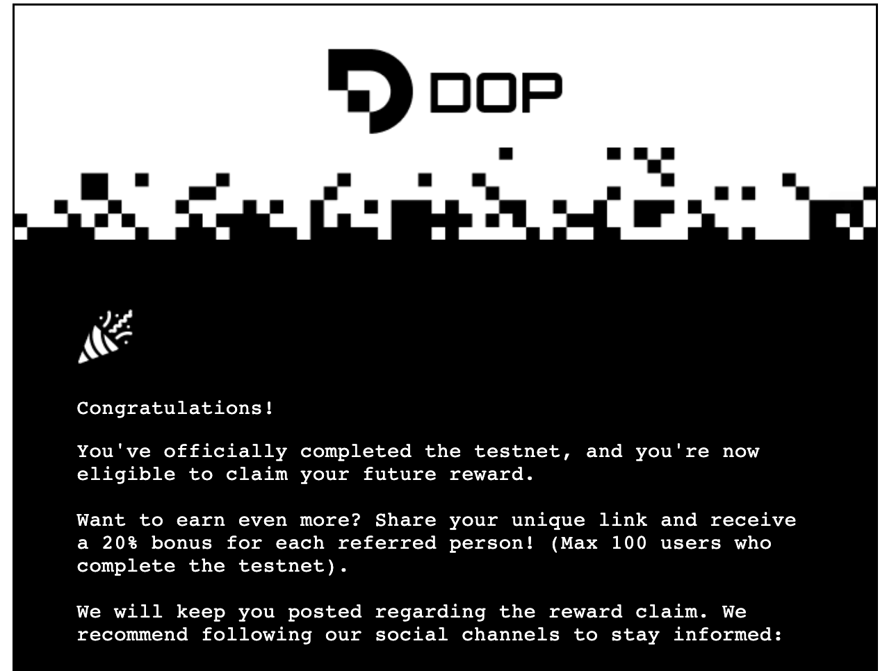 DOP Airdrop Last Chance !. What is DOP ?, by Johnston Ton, Dec, 2023