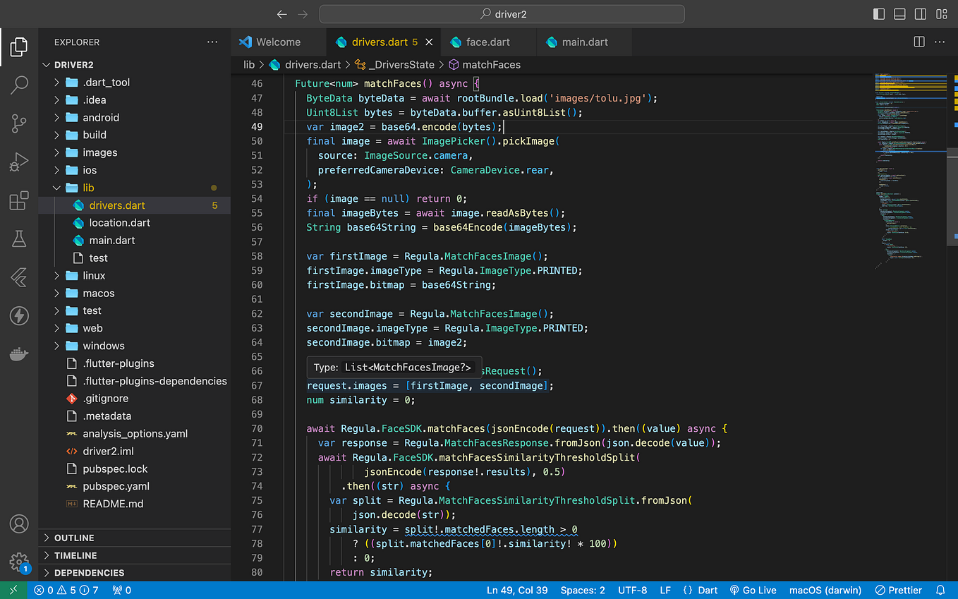 Implementing Facial Recognition in Flutter Apps | by DLT Labs | DLT ...