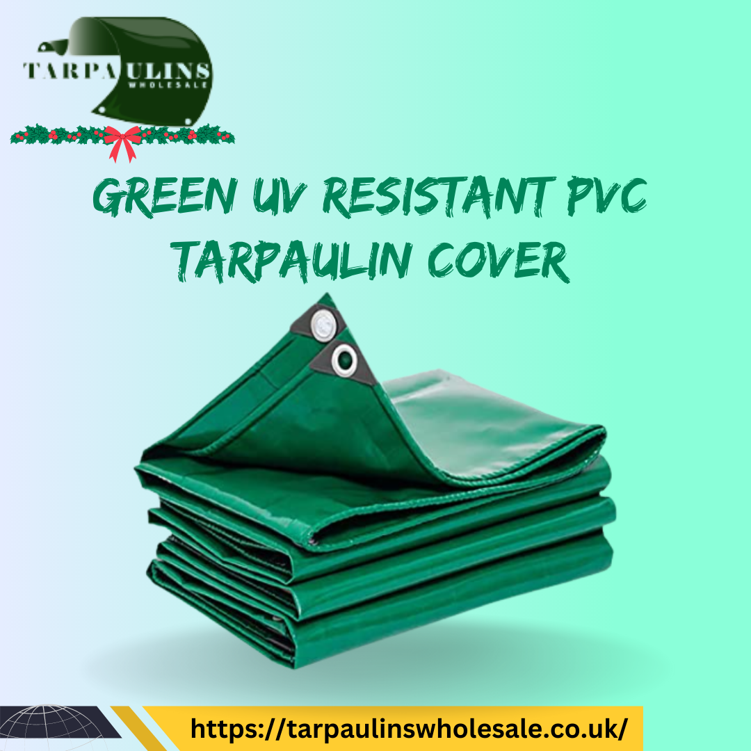 Green UV Resistant PVC Tarpaulin Cover Roll. tarplin wholesale Medium