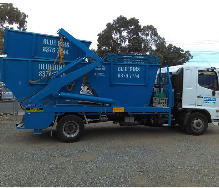 Adelaide Skips Blue Bins Medium