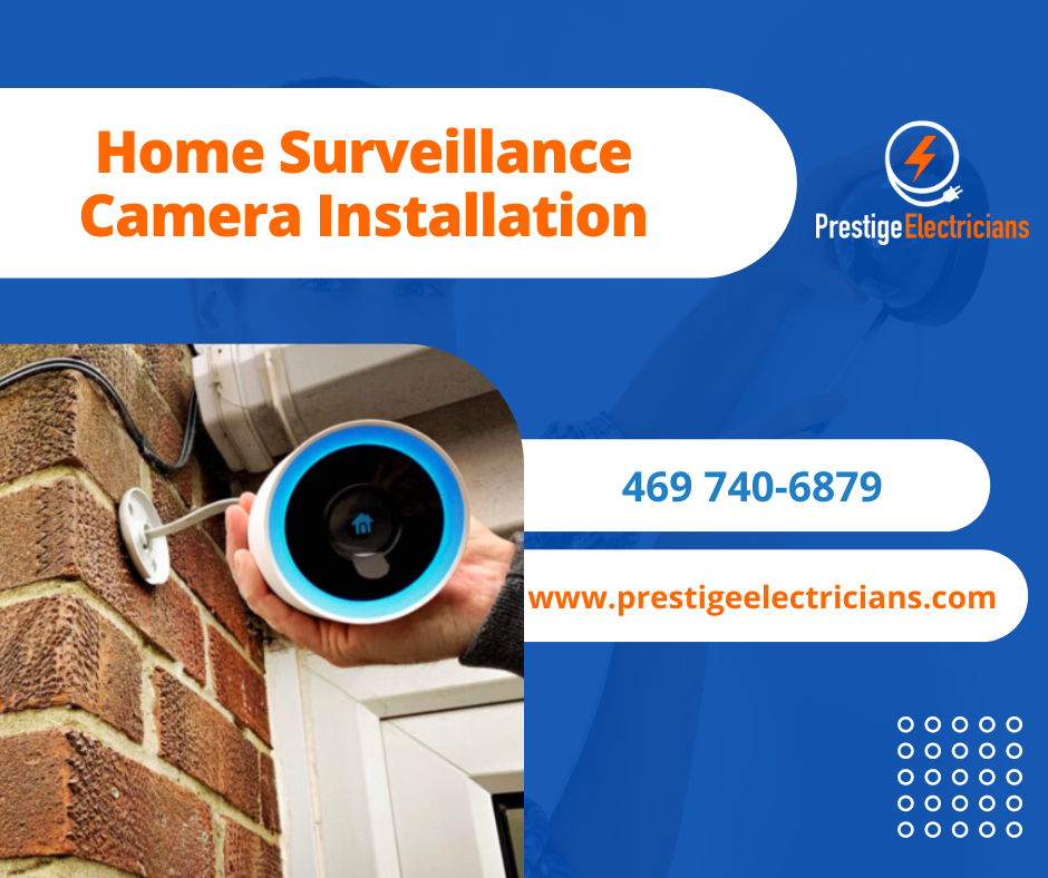 HOME SURVEILLANCE CAMERA INSTALLATION Prestige Electricians Medium