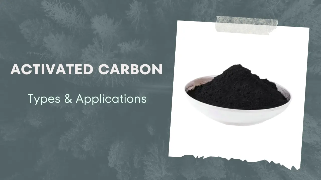 different types of activated carbon A)!Granular B)!Bead C) Powder