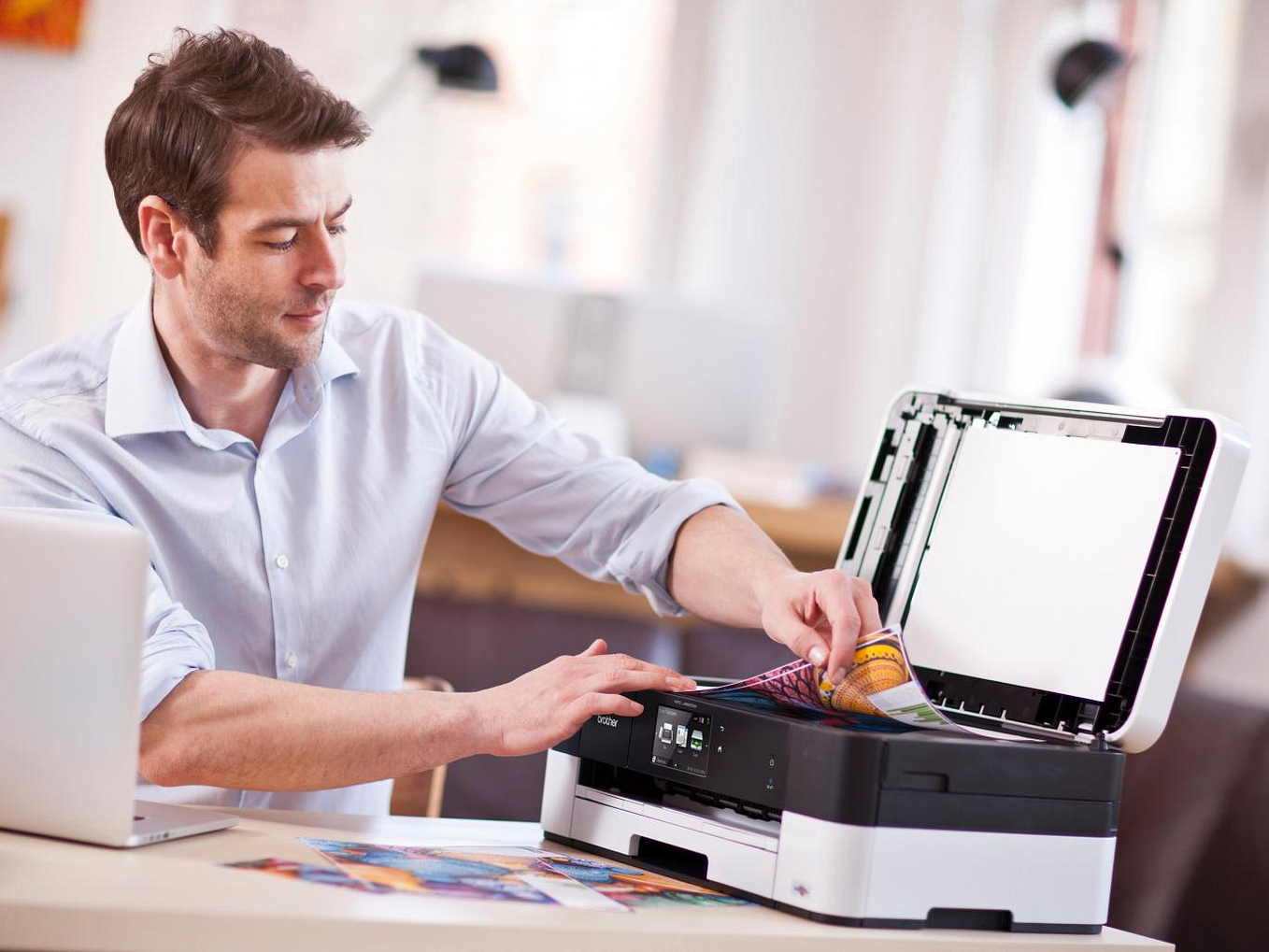 My hp printer is not printing in color what do i do by printer 