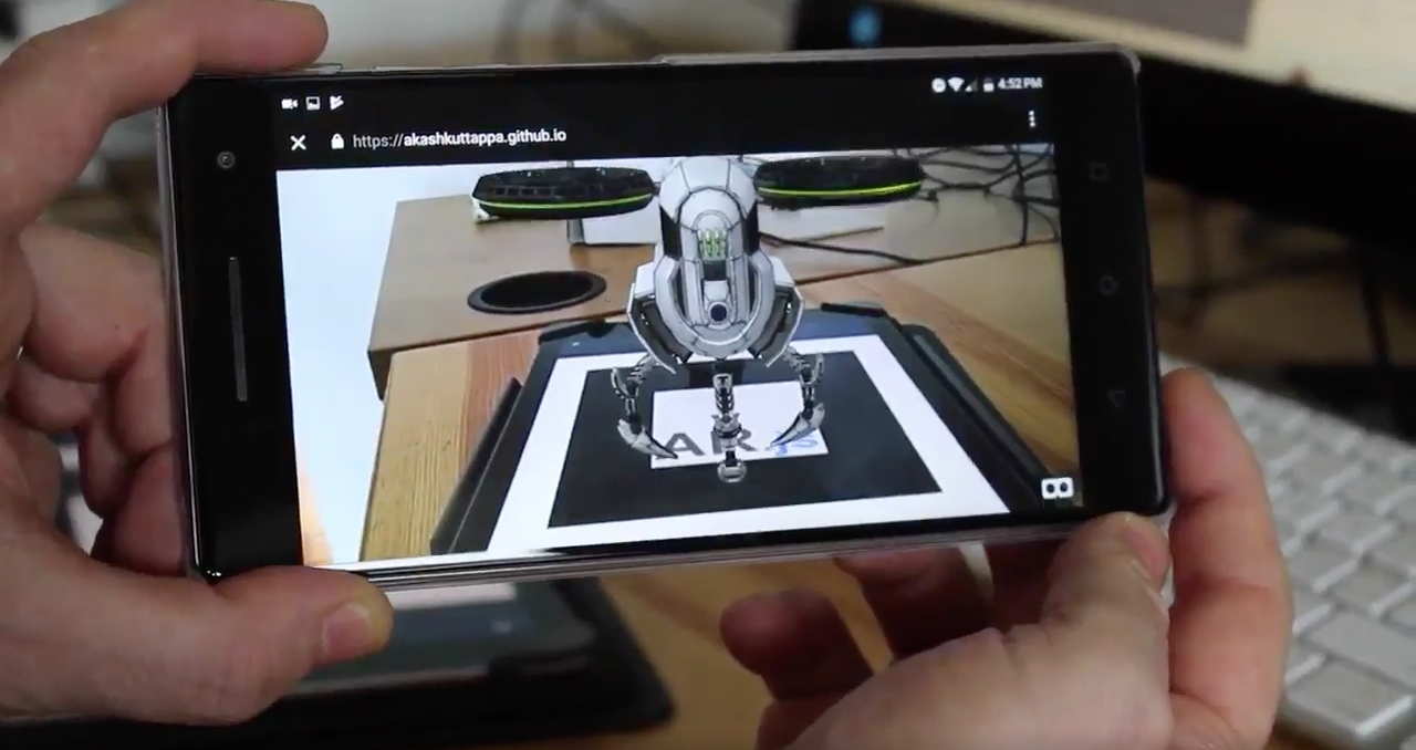 Using 3D models with AR.js and A Frame by Akash Kuttappa Medium