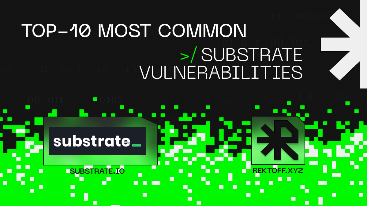 Top-10 Vulnerabilities in Substrate-based Blockchains using Rust