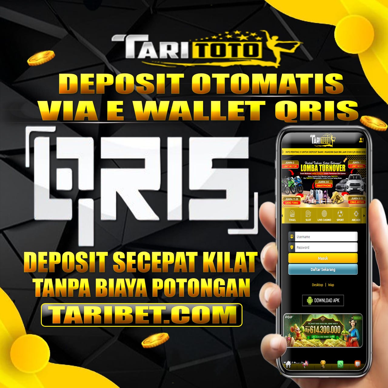 CASHBACK SLOT GACORT TARITOTO PERIODE 30 JULI — 05 AGUSTUS 2024 TELAH