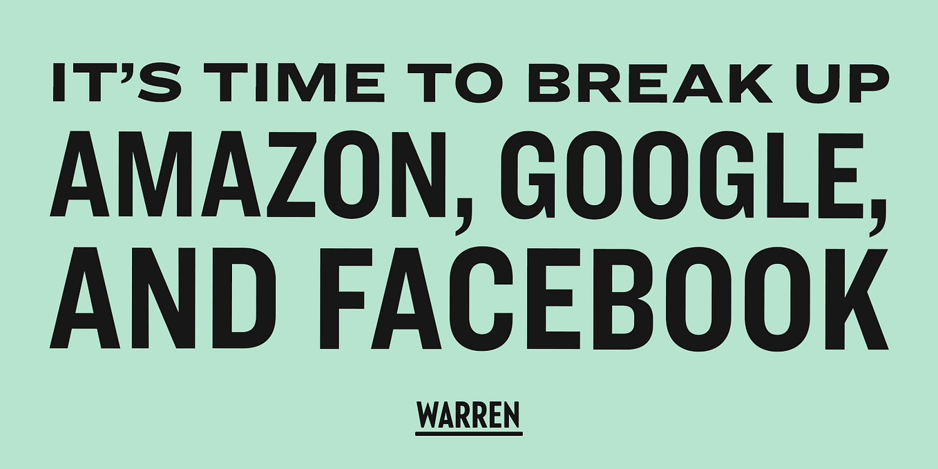 Here’s how we can break up Big Tech