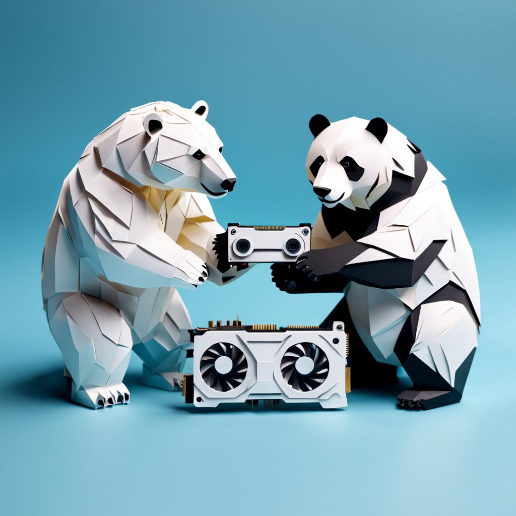 Stable Diffusion (SDXL) generated image. Pandas, Polars GPU