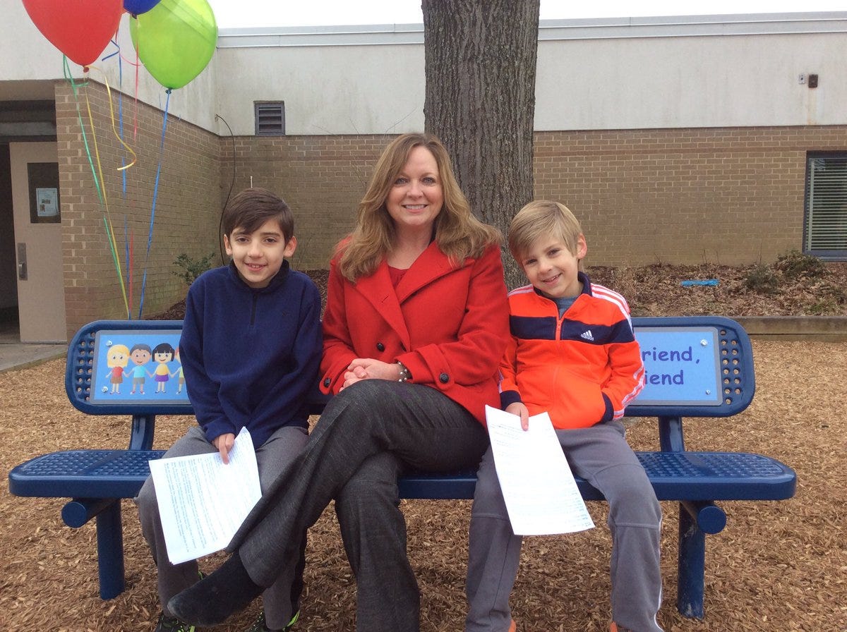 Idea Of Buddy Benches In Schools Playgrounds | by Recreation Today | Medium