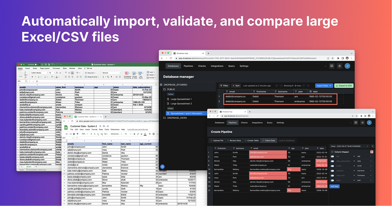 How to quickly prepare and import CSV contacts lists to create a