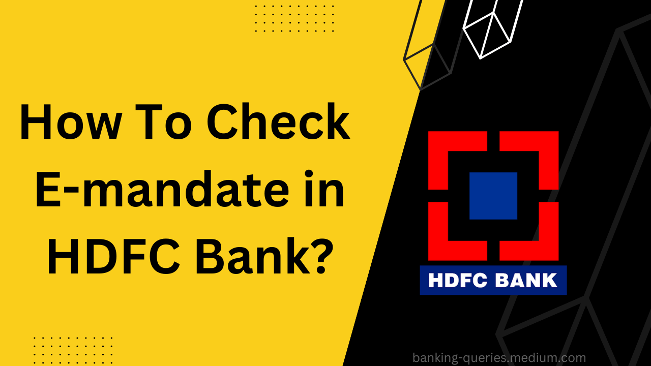 How to Deposit Cheque in HDFC Bank? by BankingQueries Medium
