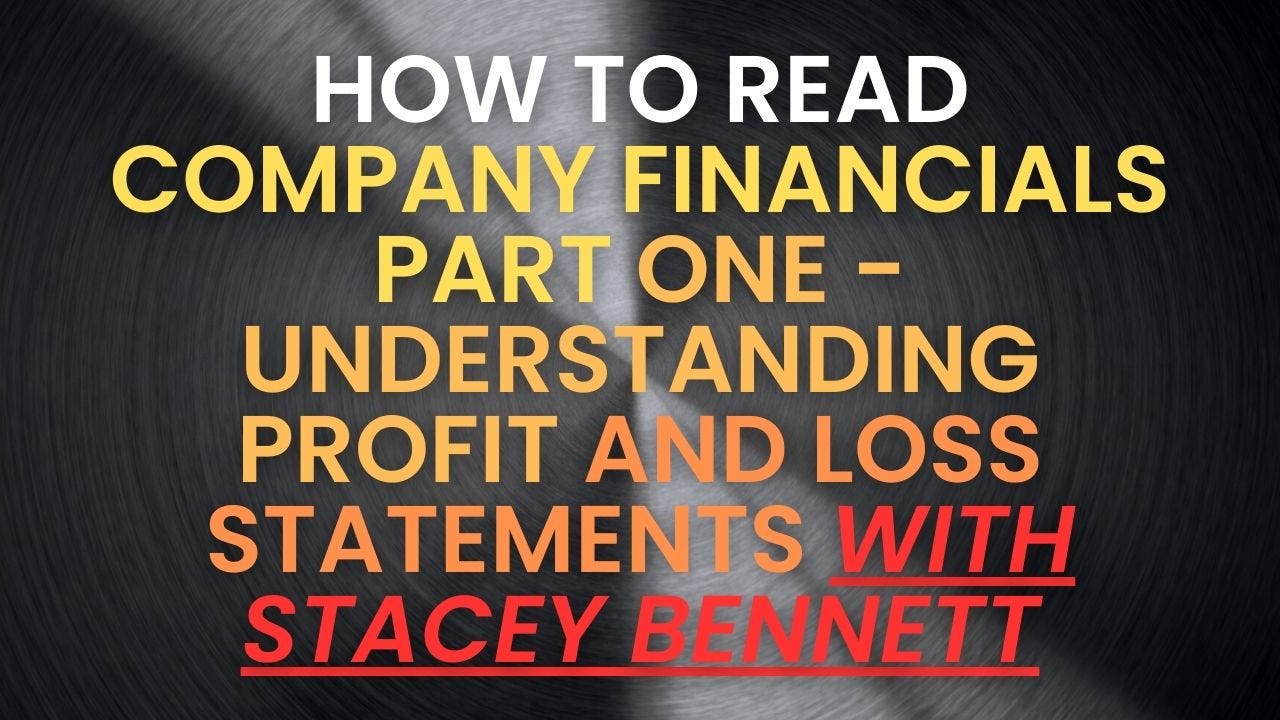 Income Statements for Business Owners