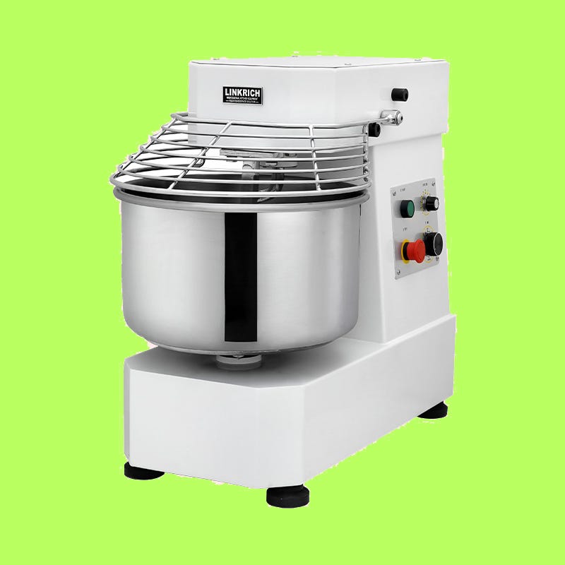 Professional dough mixer with spiral arm, with powerfull motor