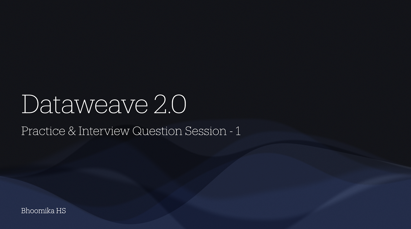 Mastering Arrays in Dataweave: Q&A for MuleSoft Developers | by Ankit ...