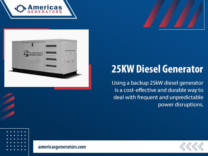 25KW Diesel Generator Americas Generators Medium