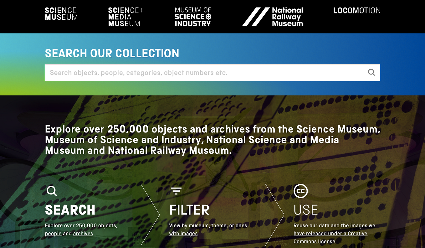 Using audience insights to improve the Science Museum Group collection