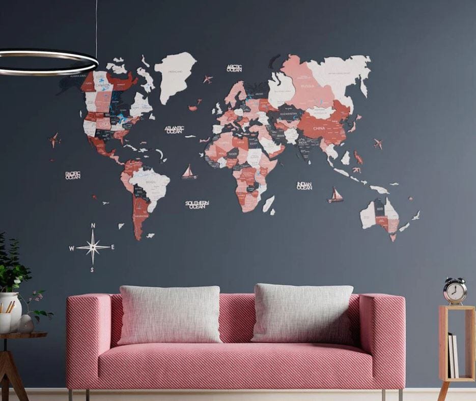 Buy Affordable Wooden World Map Online Enjoy The Wood Medium