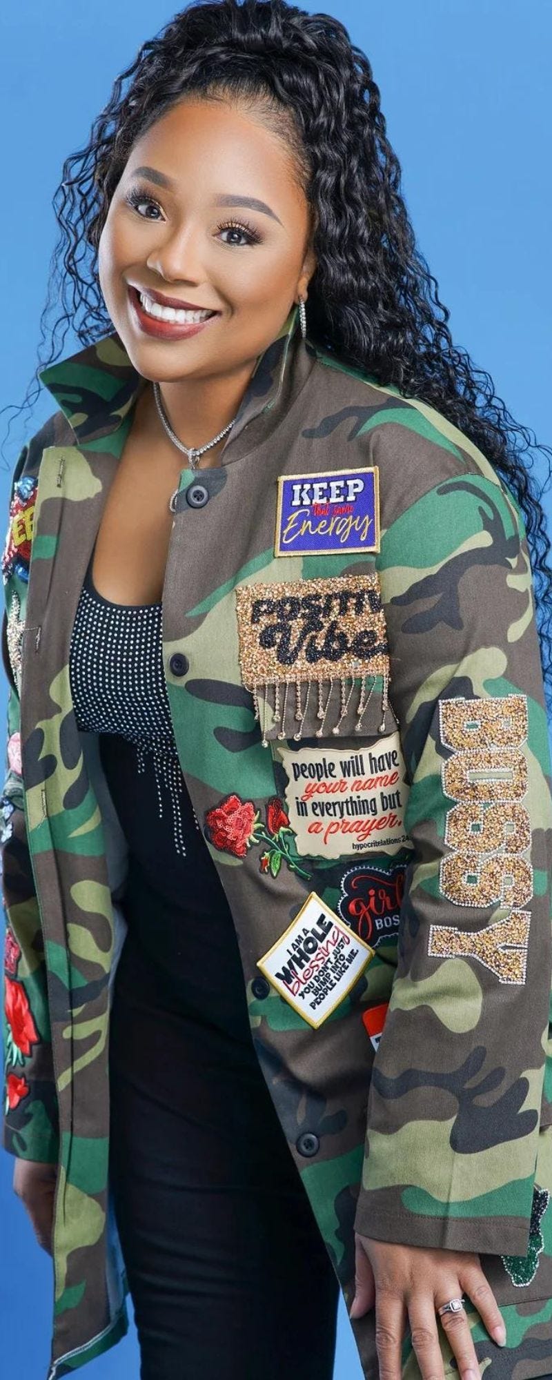 Transform Your Look With the Camo Jacket with Patches Trend - kicnyc ...