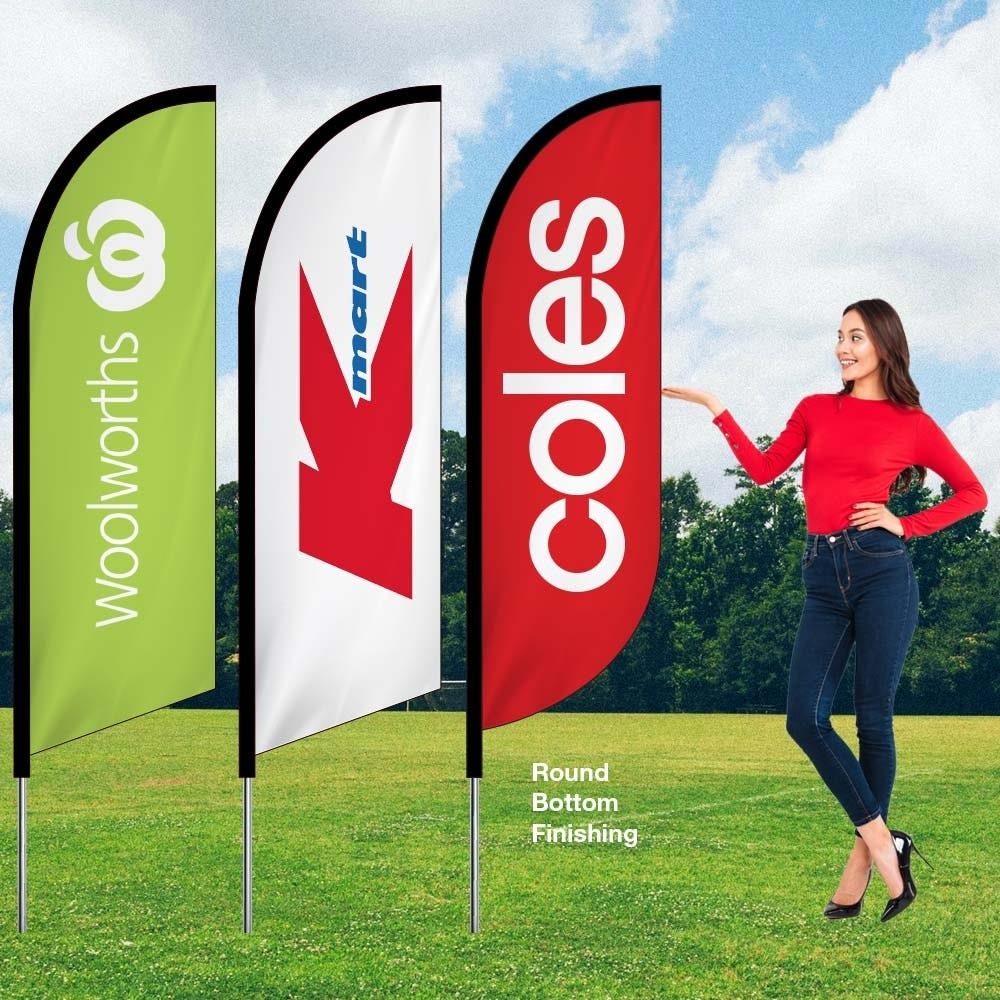 Make a Lasting Impression with Professionally Printed Feather Flags