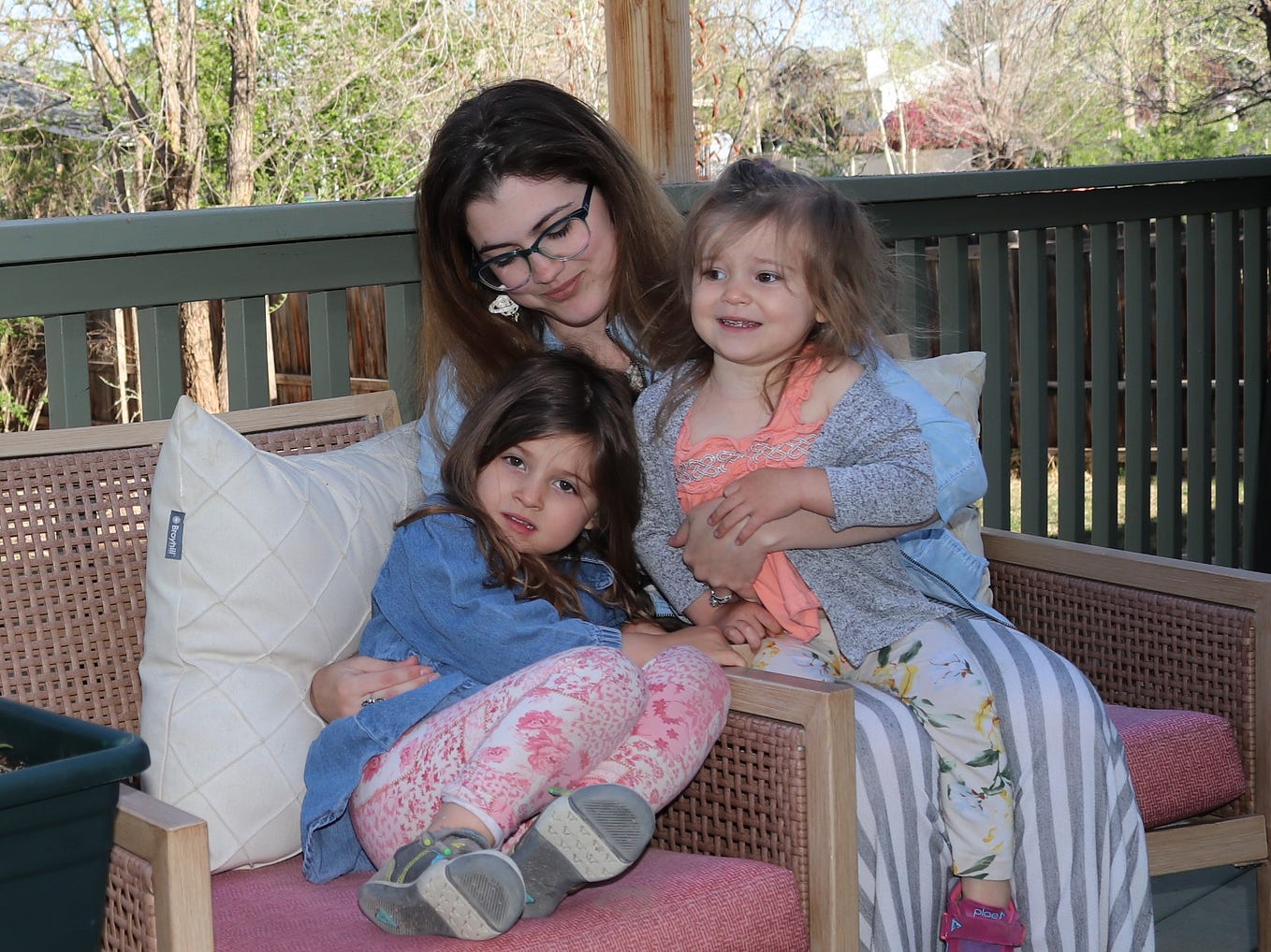 how to disable ad blocker safari ipad The author holds her daughters on her back deck.