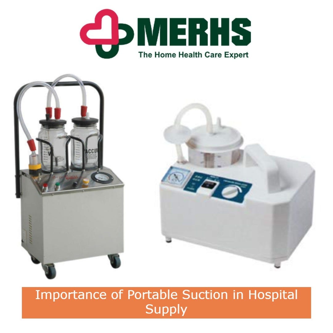 Importance of Portable Suction in Hospital Supply
