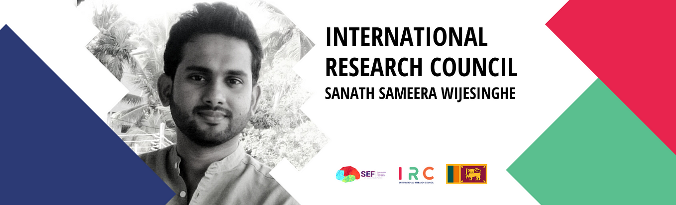 Meet Sri Lankan Researcher — Sanath Sameera Wijesinghe