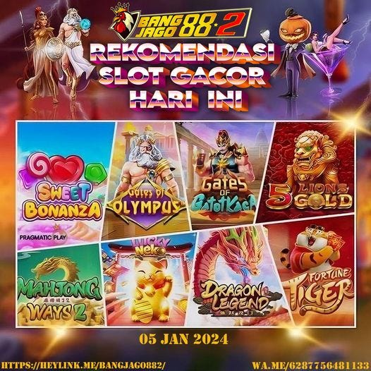 REKOMENDASI SLOT GACOR 03 Jan 2024 BANGJAGO882 Medium