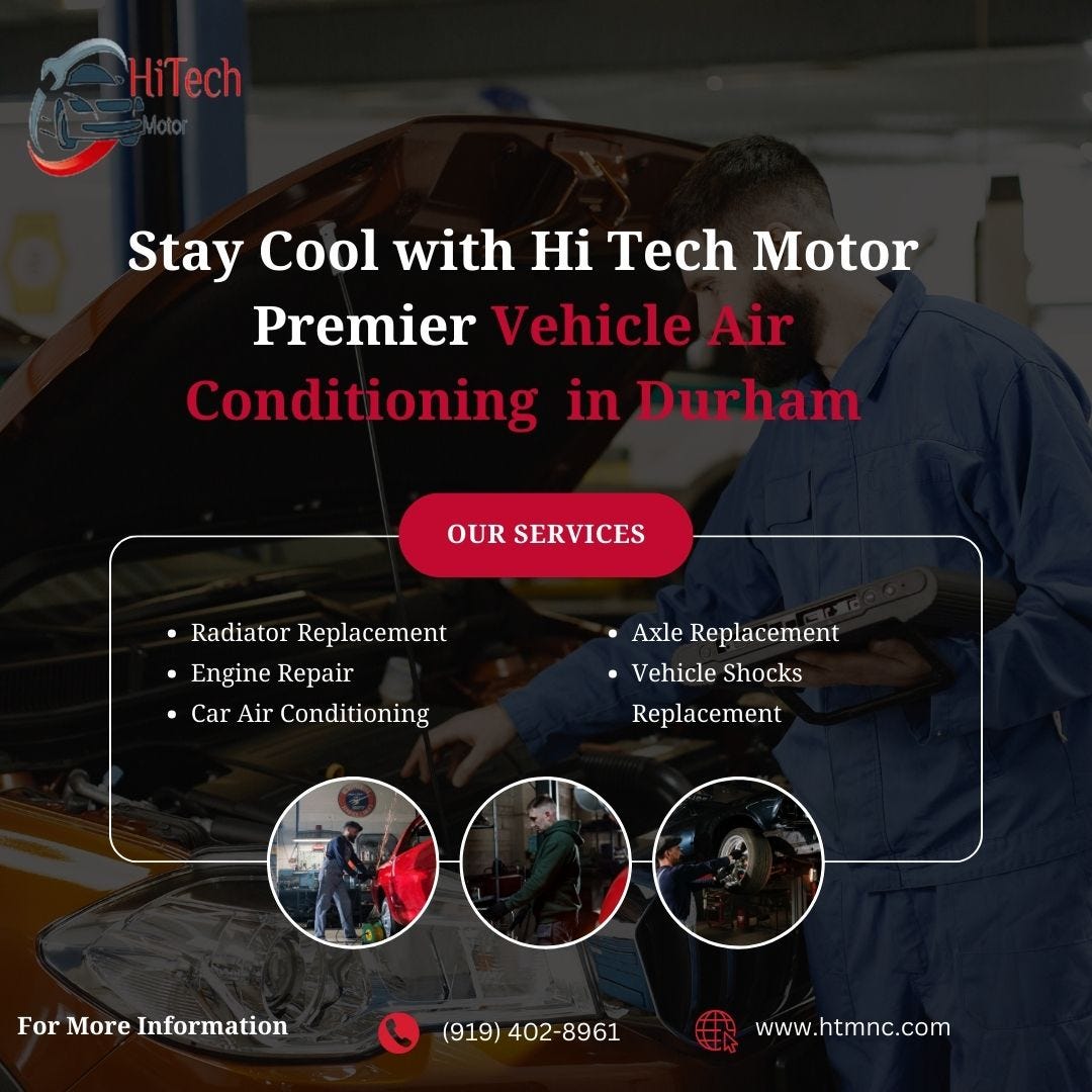 TopQuality Radiator Replacement in Durham — Hi Tech Motor Hi Tech