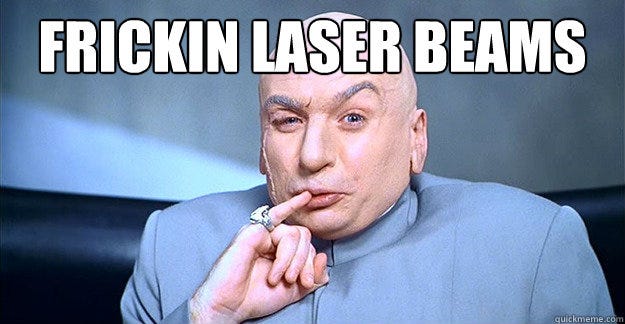 Firing the Laser Beams