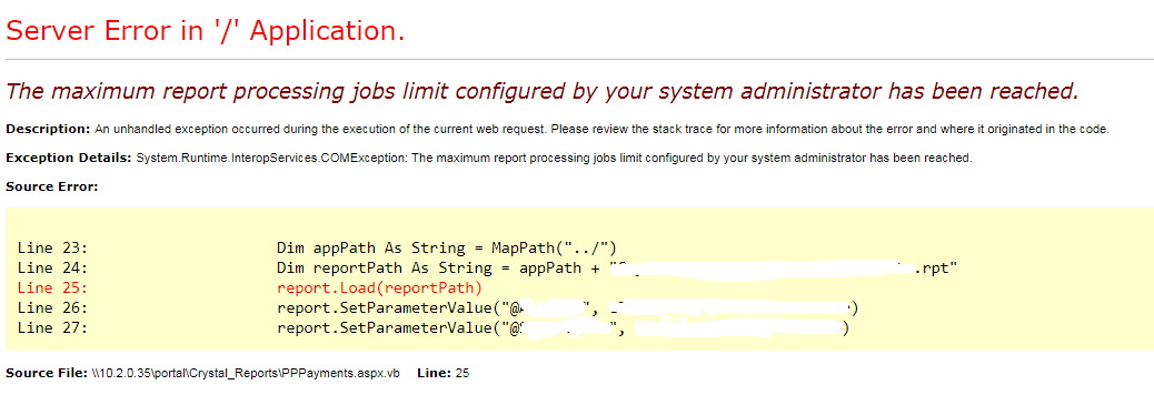 Crystal Reports: failed to open connection: code 17 | by Shadi Atawneh ...